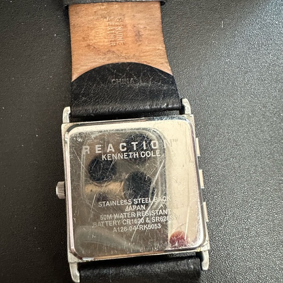 Kenneth Cole Reaction Square Silver Watch - Picture 7 of 7